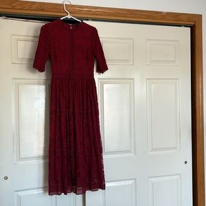 Roolee Red Dress Size Small